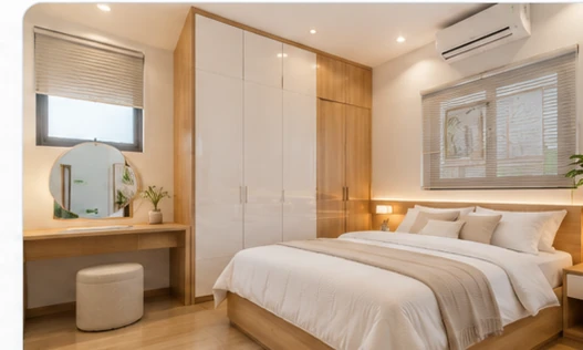 Gợi ý phòng ngủ hoàn thiện với thiết kế nội thất và ánh sáng đồng bộ